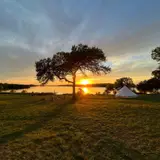 Sunrise over Inks Lake State Park