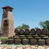 Wine casks at a Hill Country winery near Fredericksburg